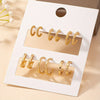 Minimalist Zinc Alloy Hoop Earrings for Women - Simple Everyday Hoops for Daily Wear & Dating
