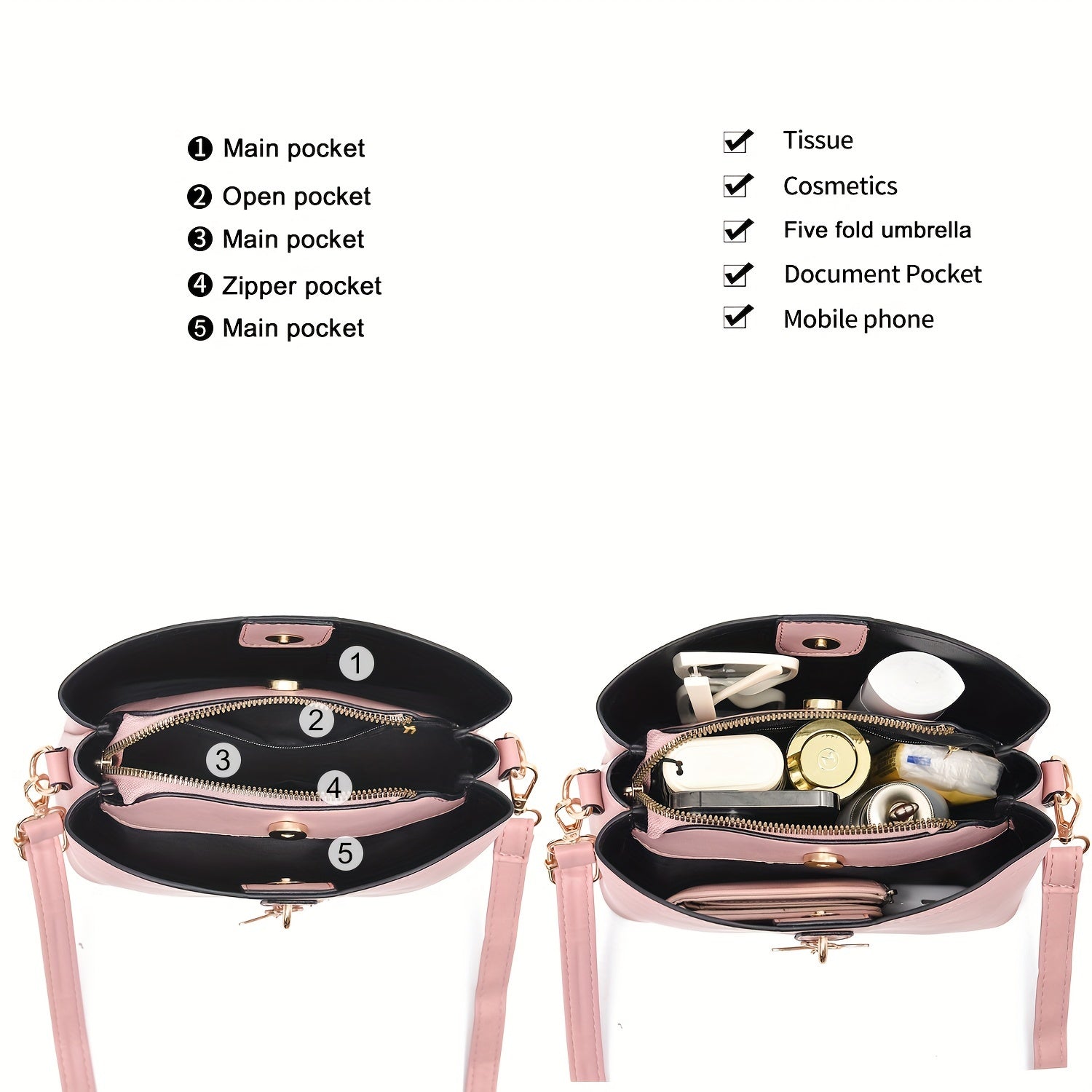 Small Butterfly Crossbody Bag for Women - Lightweight Bucket Shoulder Purse for Teens