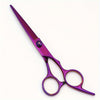 Left-Handed Professional Hair Scissors — Japanese Stainless Steel, Ergonomic Orange Accent, 5 cm (2.0 in) Blade, Texturizing for Fine & Wavy Hair