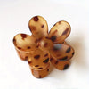Flower Frosted Candy Hair Claw Clip – Non-Slip Strong Hold Jaw Clip for Women & Girls