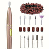 Electric Nail Drill & Polisher - 20,000 RPM Brushless USB-C Cordless Rechargeable for Gel Polish, Acrylic Tips, Manicure & Pedicure