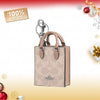 North-South Mini Tote Bag Charm Keychain for Women - Cute Handbag Pendant & Earbud Case Accessory, Purse Travel Gift