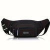 15.75-inch (40 cm) Zippered Waist Bag – Adjustable Strap Lightweight Oxford Fanny Pack for Hiking, Travel & Sports
