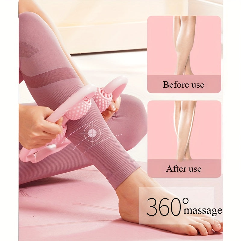 4-Piece EVA Foam Muscle Roller Set - Fascia Release & Body Shaping Massage Tool for Yoga & Recovery | Gift for Women