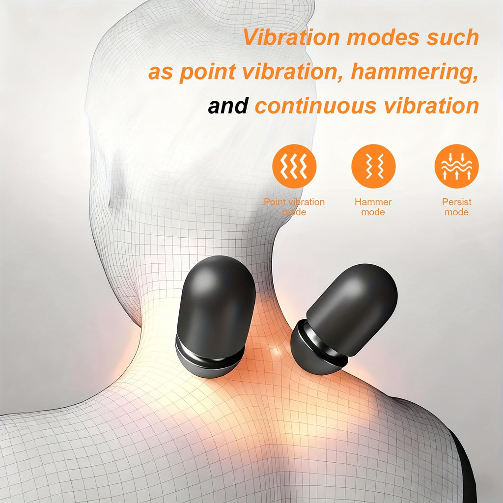 Cordless Heated Neck Massager Pillow — Deep Tissue Kneading for Neck, Shoulders & Head — Relaxation Gift for Mom & Dad