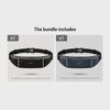 Ultra-Thin Running Waist Pack - Invisible Phone Pouch for Marathon & Outdoor Fitness