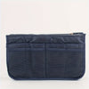 Foldable Double-Layer Makeup Bag & Travel Organizer - Large Capacity Zippered Toiletry Pouch