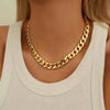 Chunky Gold Chain Necklace for Women — Punk Hip Hop Statement Jewelry