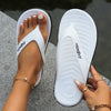 Contrast Color Flip Flops - Unisex Soft-Sole Summer Beach Slides for Indoor & Outdoor