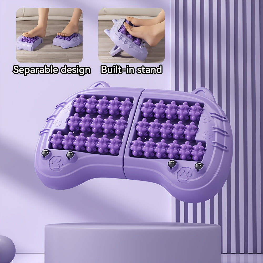 Foot Massage Roller – Ergonomic Acupressure Ball Massager for Feet & Legs | Portable Gua Sha Circulation Booster