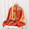Elegant Landscape Print Scarf Shawl 35.4 in × 70.9 in (90 × 180 cm) Windproof Versatile Wrap for Women Hijab