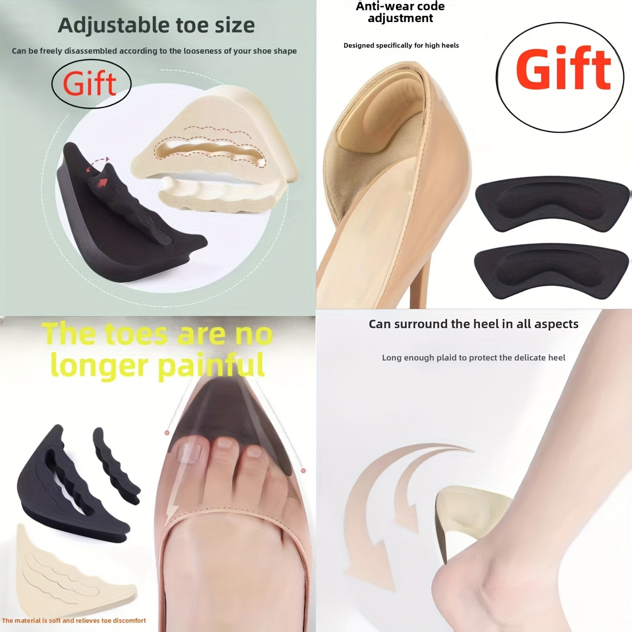 Women's Mary-Jane Block Heel Pumps - Round Toe Non-Slip Comfortable Casual & Elegant Heels