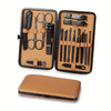 16-Piece Stainless Steel Nail & Foot Care Kit with Portable Case | Professional Clippers, Scissors & Grooming Tools, Unisex