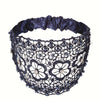 4-Color Lace Headband with Pearl Pendant & Rhinestones — Elastic Wide Hairband for Women, Party & Casual