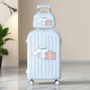Cinnamoroll 18-Inch (46 cm) ABS Hard Shell 4-Wheel Spinner Carry-On with TSA Combination Lock & Expandable Telescoping Handle, Cute Character Travel Suitcase - Multi-Color