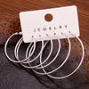 Boho Vintage 14K Gold Plated Zinc Alloy Earring Set for Women – Bohemian Alloy Ear Posts