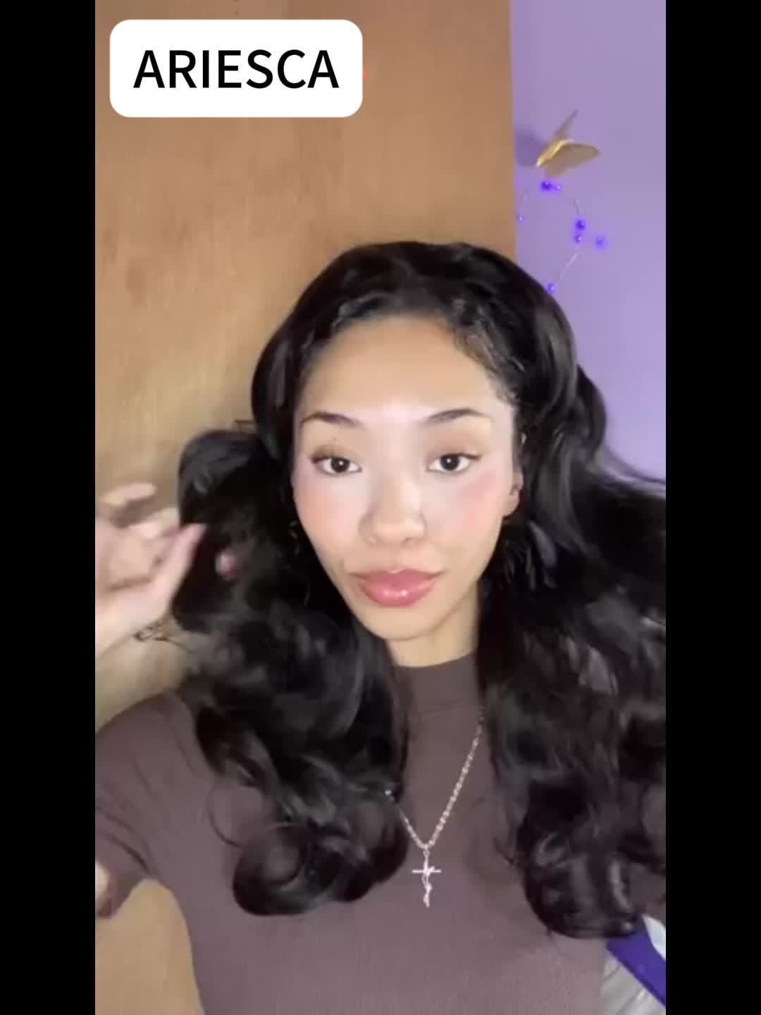 18-Inch (45 cm) Wavy Curly Claw Clip-In Ponytail Extension - Heat-Resistant Synthetic Hairpiece for Women, Clip-On Layered Ponytail for Daily & Party Wear