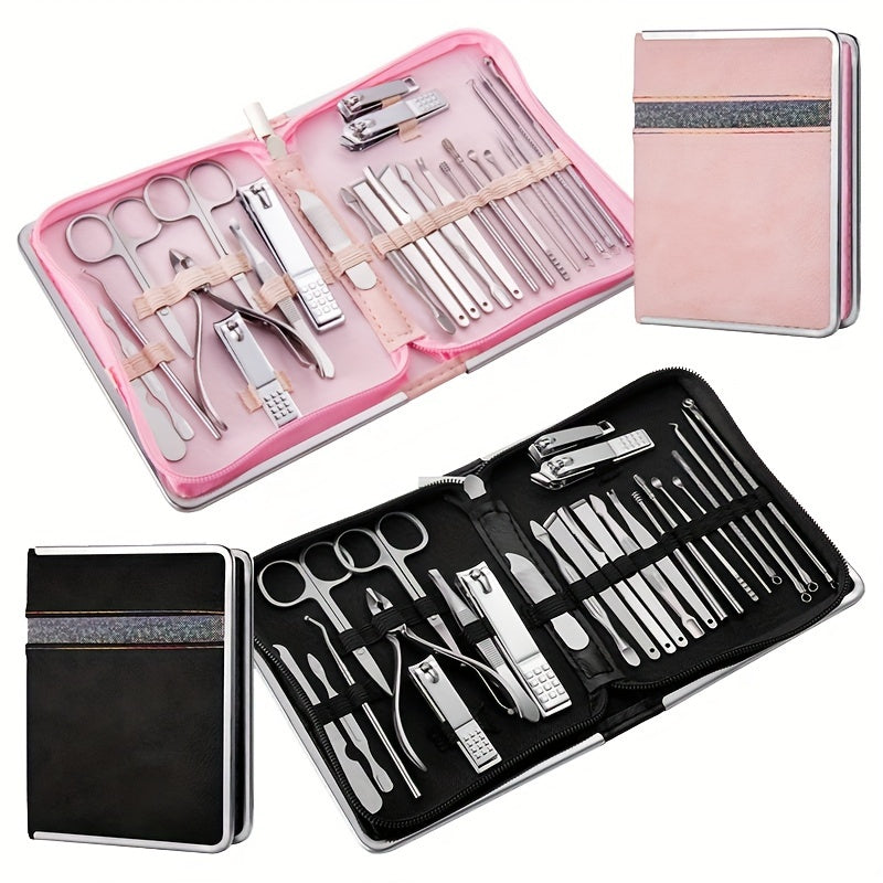 Nail Clipper Kit for Men & Women – Nail Care Set with Ear Spoon and Nail Files