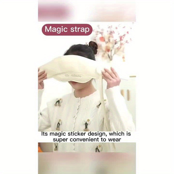 Portable Electric Head & Scalp Massager with 6-Zone Airbag Compression, Heating and Kneading — Rechargeable Head and Eye Massager