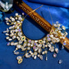 Luxury Bridal Crown Headband - Bohemian Punk Wedding Tiara with Multicolor Gemstones for Brides, Proms & Parties