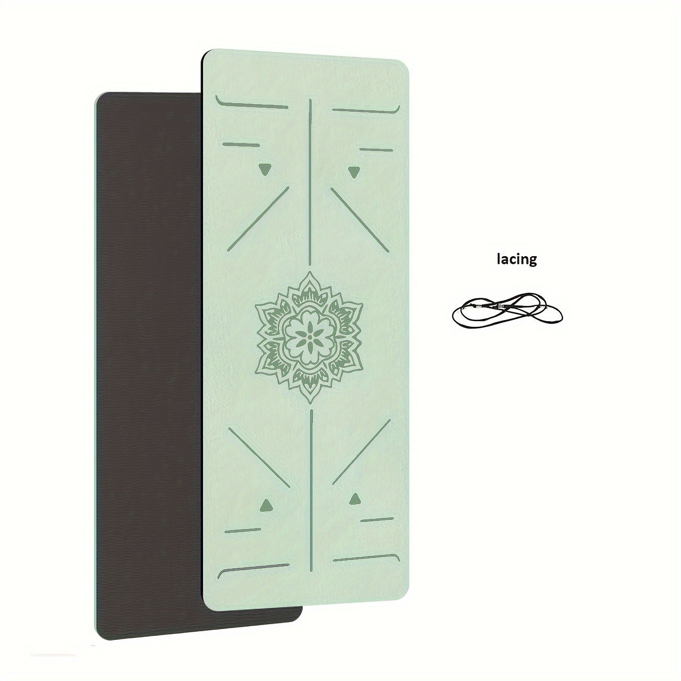 Premium TPE Yoga Mat with Alignment Lines – Non-Slip Durable Fitness Mat for Yoga & Pilates