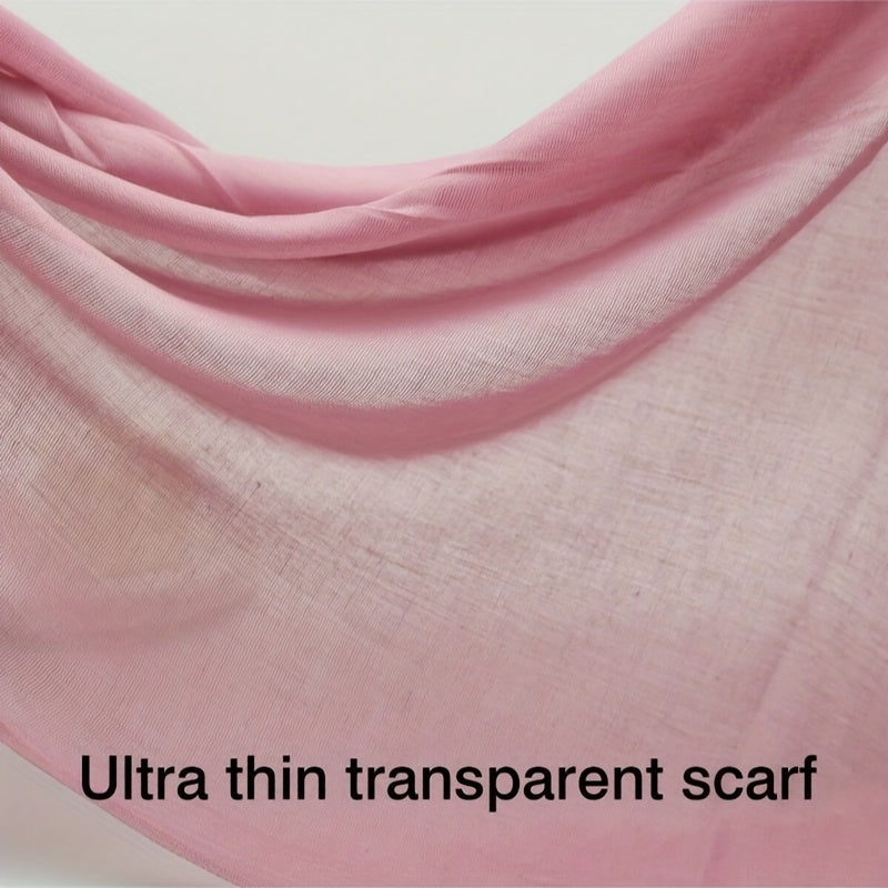 Elegant Tassel Scarf Shawl Wrap – Soft Faux Cashmere Feel, Solid Colors (White/Black/Red/Multi), 200 cm (79 in)