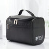 Large Capacity Travel Toiletry Bag – Multifunctional Oxford Fabric Cosmetic Organizer with Zipper & Top Handle (Men & Women)