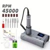 Cordless Electric Nail Drill Kit – 40,000+ RPM USB Rechargeable Manicure & Pedicure Set (Stainless Steel & Plastic)