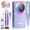 Up to 50,000 RPM Nail Drill for Acrylic — 4000mAh Rechargeable Electric Nail File Kit with LCD & USB Power