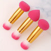 Double-Ended Purple Makeup Sponge & Brush Set — 1 or 3-Pack