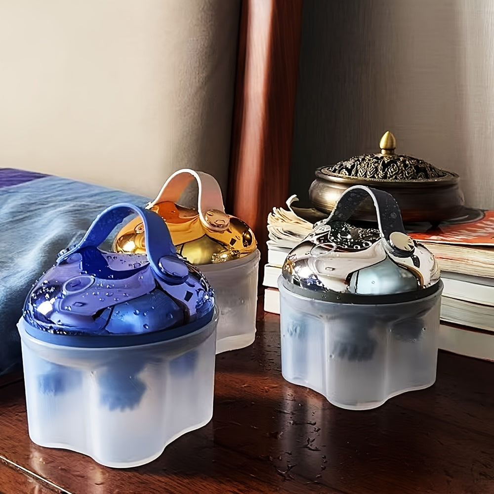 Electric Hanging Rope Scalp Massager – 100 Kneading Nodes, Portable USB Rechargeable Head & Facial Massager, Gift for Pet Lovers