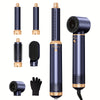 5-in-1 Detachable Hot Air Brush – Air Curler & Straightening Hair Styler with Multiple Attachments