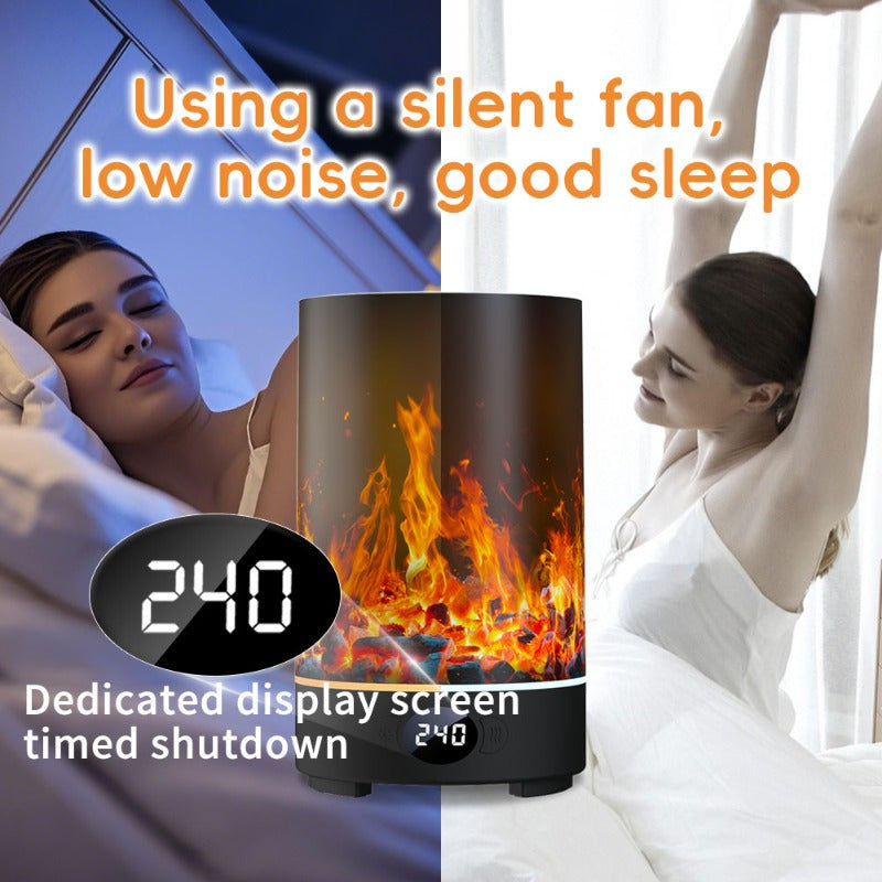 HOTU Smart Aroma Diffuser & Humidifier with RGB Mood Light, 4 Mist Modes, 6.76 oz (200 ml) USB-Powered, Auto Shut-Off, Quiet Color-Changing LED for Bedroom, Office, Yoga