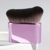 Rose Gold Wave Foundation Brush, Nylon Bristles, Alcohol-Free, ABS Handle, For All Skin Types