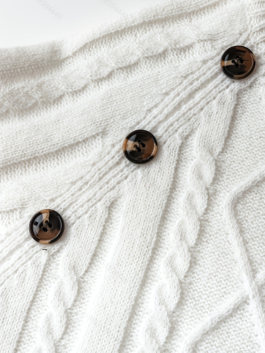 Women's Cable Knit Sweater Dress - Round Neck Ribbed Texture, Versatile Fall Winter Casual to Formal