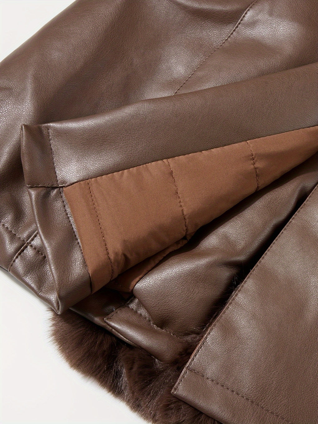 Women's Belted Faux Leather Jacket – Warm Fall/Winter Waist-Cinching Blazer Coat, Casual to Dressy Outerwear