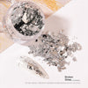 Golden Foil Flakes for Nail Art — Metallic Nail Foils for Resin, Epoxy, Tumblers, Face & Eye Makeup, DIY Crafts