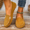 Women's Metal-Trim Loafers - Casual Slip-On Flat Shoes, Lightweight Comfortable