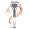 Professional Foundation Brush - Soft Nylon Bristles, Brown Handle, Kabuki Makeup Brush for Liquid Foundation, BB Cream & Powder, Travel-Friendly