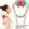 2-Pack Wireless Neck & Shoulder Massager with Simulated Hand Kneading, Soothing Heat, 3 Intensity Levels, 10-Min Auto Shut-Off, USB Rechargeable, Quiet 35 dB