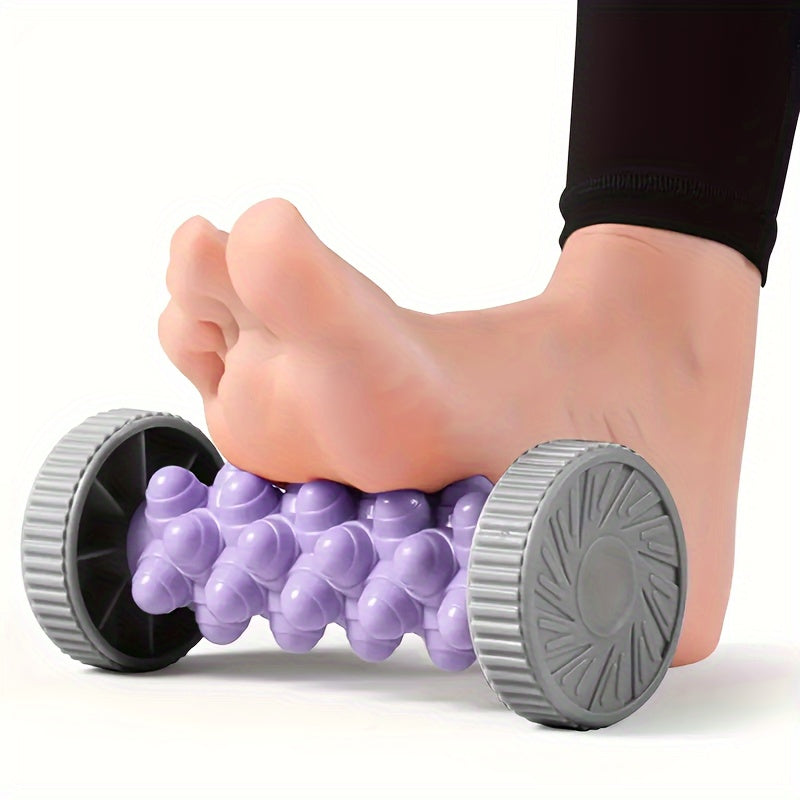 Plantar Fascia Roller Foot Massager for Plantar Fasciitis Relief — Foot Roller for Yoga, Pilates & Flat Feet Pain, Multi-Color