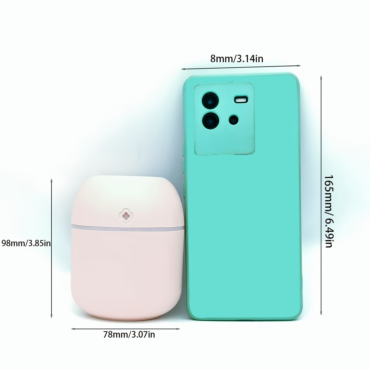 Portable USB Aromatherapy Humidifier - Mini Quiet Mist Diffuser with Nightlight for Bedroom, Office & Car