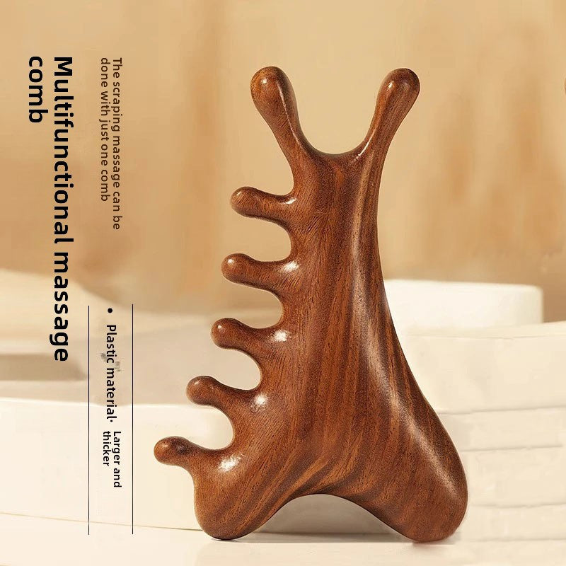 4-in-1 Multifunctional Massage Comb — Scalp, Eye & Facial Acupressure Tool for Stress Relief (Unisex)