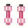 2-Pack Adjustable Self-Filling Dumbbells 4–8 lb (1.8–3.6 kg) Space-Saving Quick-Lock Pair for Home, Travel & Apartment Workouts
