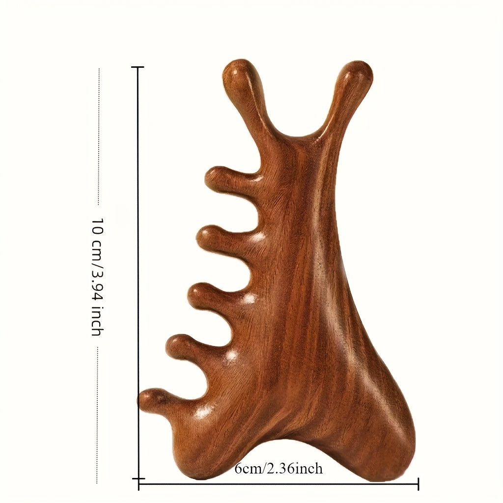 4-in-1 Multifunctional Massage Comb — Scalp, Eye & Facial Acupressure Tool for Stress Relief (Unisex)