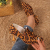 Women's Black Mary Jane Pointed-Toe Pumps, 8 cm (3.15 in) Mid Heel, Non-Slip PU Sole