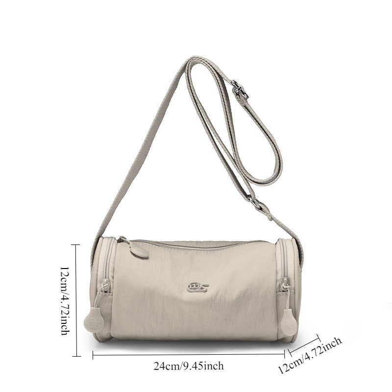 Versatile Women's Bucket Bag – Large Capacity Convertible Crossbody & Shoulder Bag, Lightweight Polyester, 4 Colors