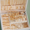 Elegant Vintage 86-Piece Women's Jewelry Set - Alloy Necklaces, Earrings and Rings - No Stone Inlay - Daily Wear Gift for Mother's Day and Valentine's