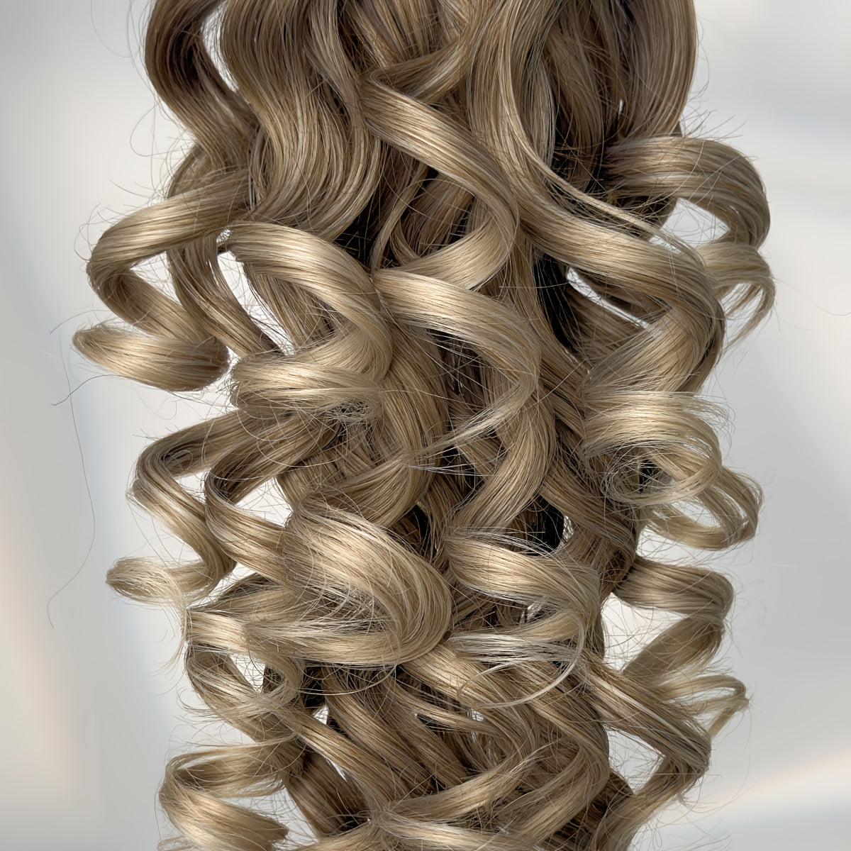 YUSULAXI 20-inch (50 cm) Claw Ponytail Extension - Heat-Resistant Synthetic Natural-Look Hair with Secure Claw Clip, Brown/Blonde/Red/Gray/White