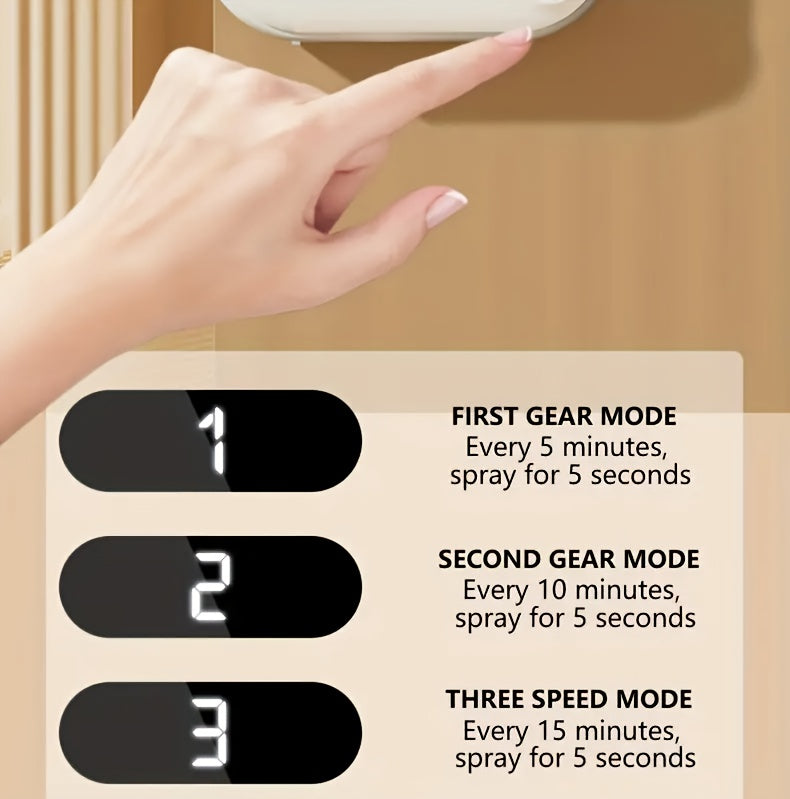 Portable Rechargeable Aroma Diffuser — One-Button, 5-Speed Adjustable Timer, USB Charging, Empty Bottle for Essential Oils & Perfume